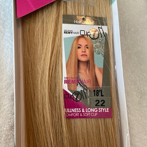 18” long hair extensions. Color 22